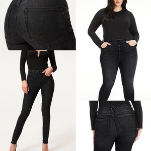 GOOD AMERICAN GOOD LEGS JEANS black184